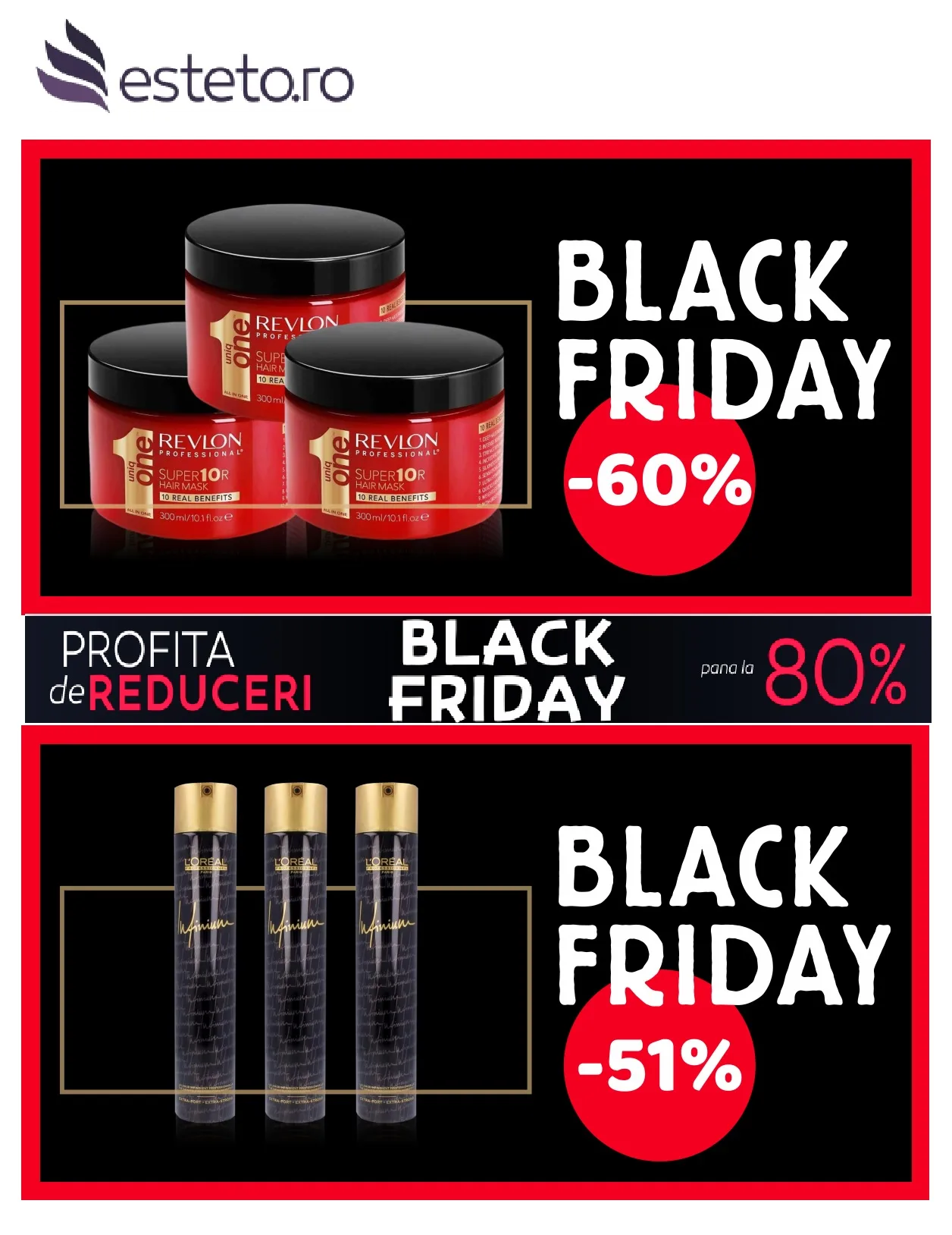 Black Friday 2021 la cosmetice: reduceri de până la 50%