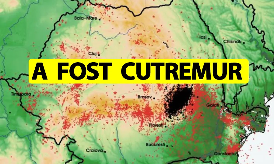 CUTREMUR MARE ÎN APROPIERE DE BUCUREȘTI.