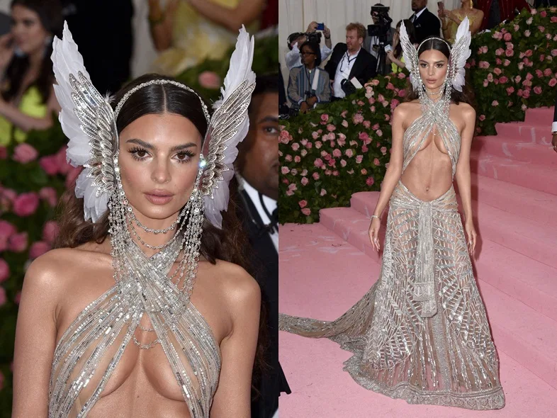 Emily Ratajkowski, cea mai sexy ţinută de la Met Gala! De la cine s-a inspirat modelul