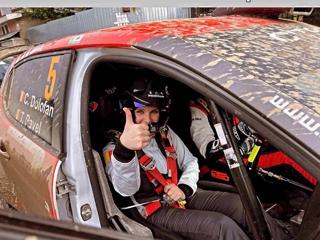 Prezentatoarea Ioana Maria Moldovan a fost copilot în Raliul Moldovei
