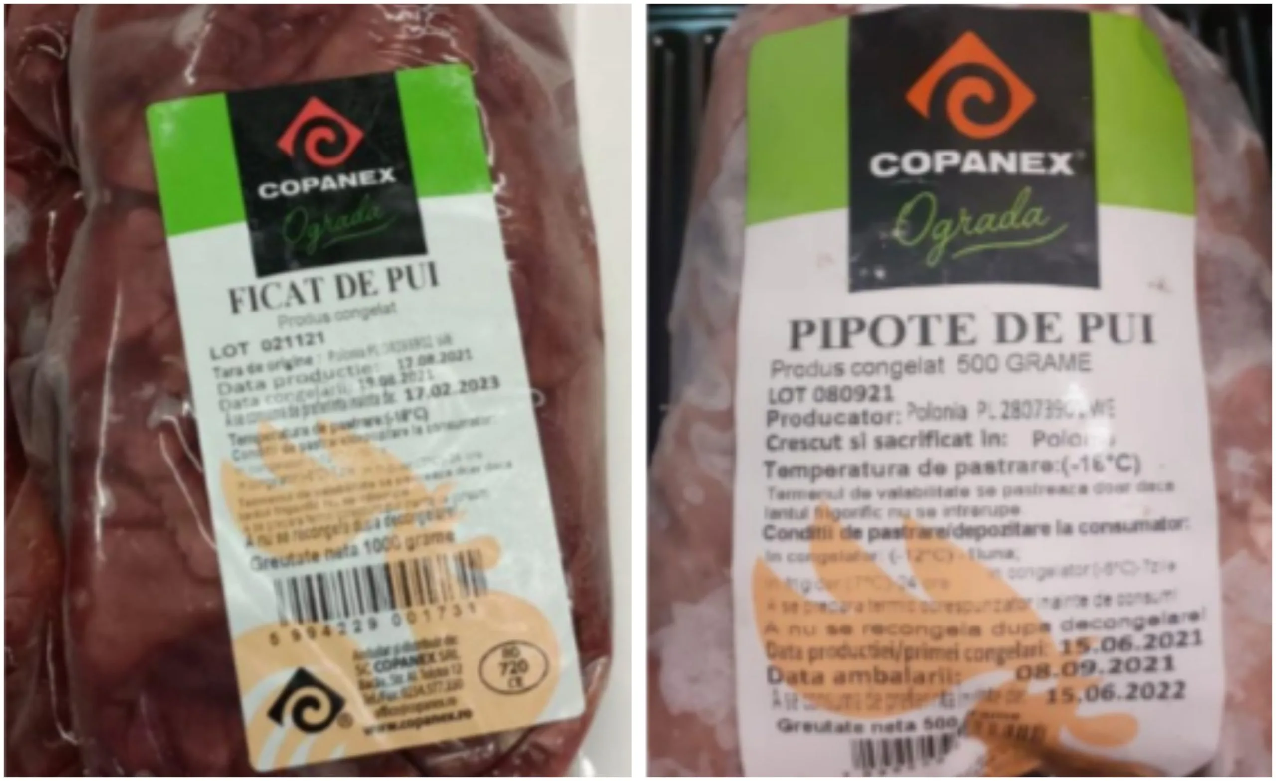 PRODUSE CU SALMONELLA GĂSITE ÎNTR-UN SUPERMARKET