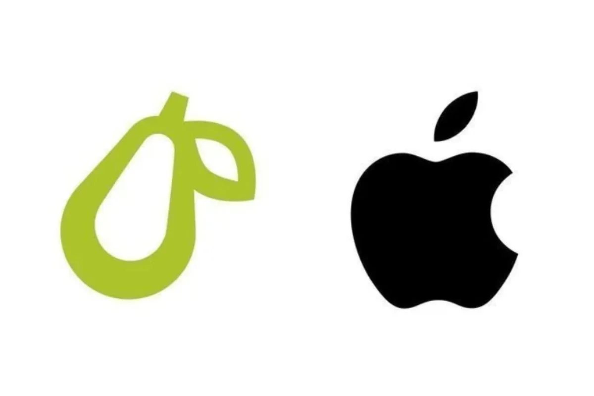Apple „Bullying” combate un cuplu pentru un logo cu pere