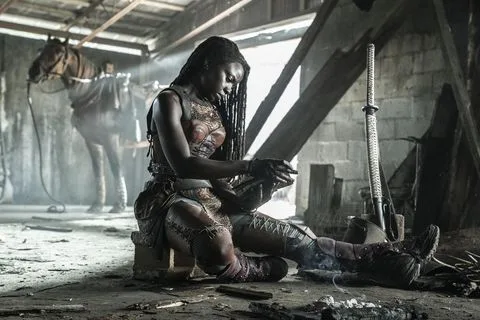 finalul Walking Dead danai gurira ca michonne the walking dead sezonul 11, episodul 24 credit foto curtis bonds bakeramc