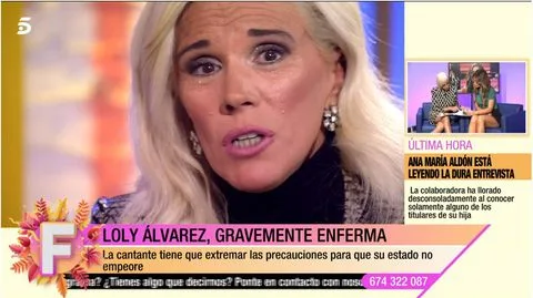 Loly Álvarez povestește problema ei de sănătate a inimii la o petrecere