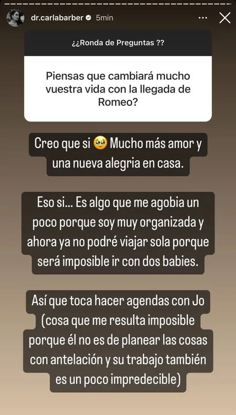 Carla Barber dă detalii despre a doua ei sarcină pe instagram