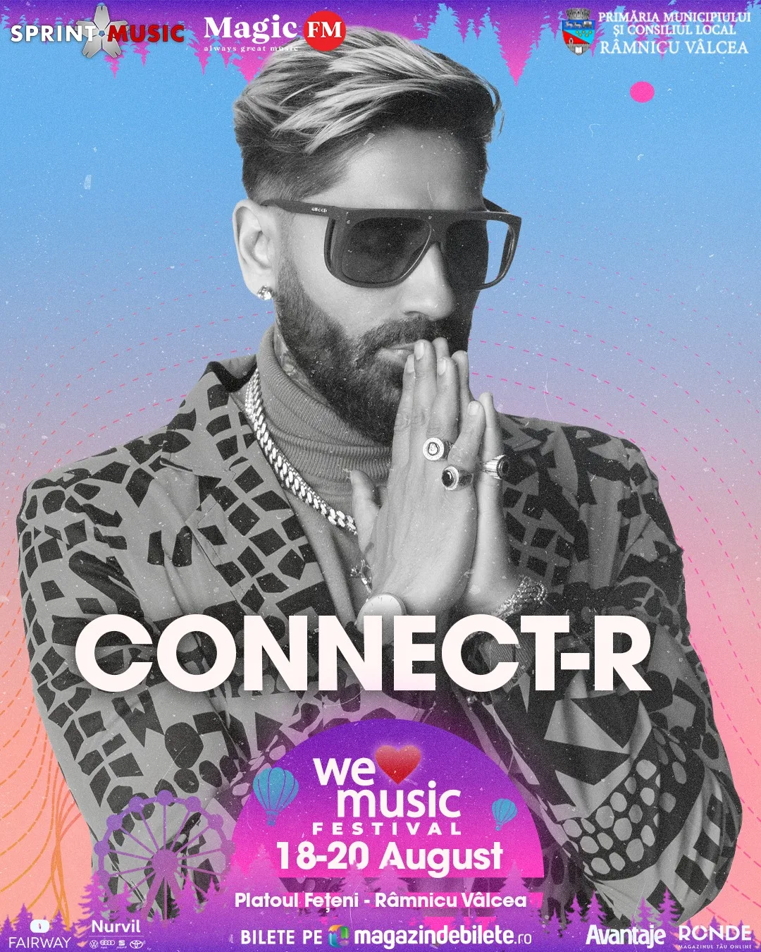 Trei zile de muzică bună și de artiști memorabili la Râmnicu Vâlcea! Cum arată daily line-up-ul pentru a doua ediție We Love Music Festival !